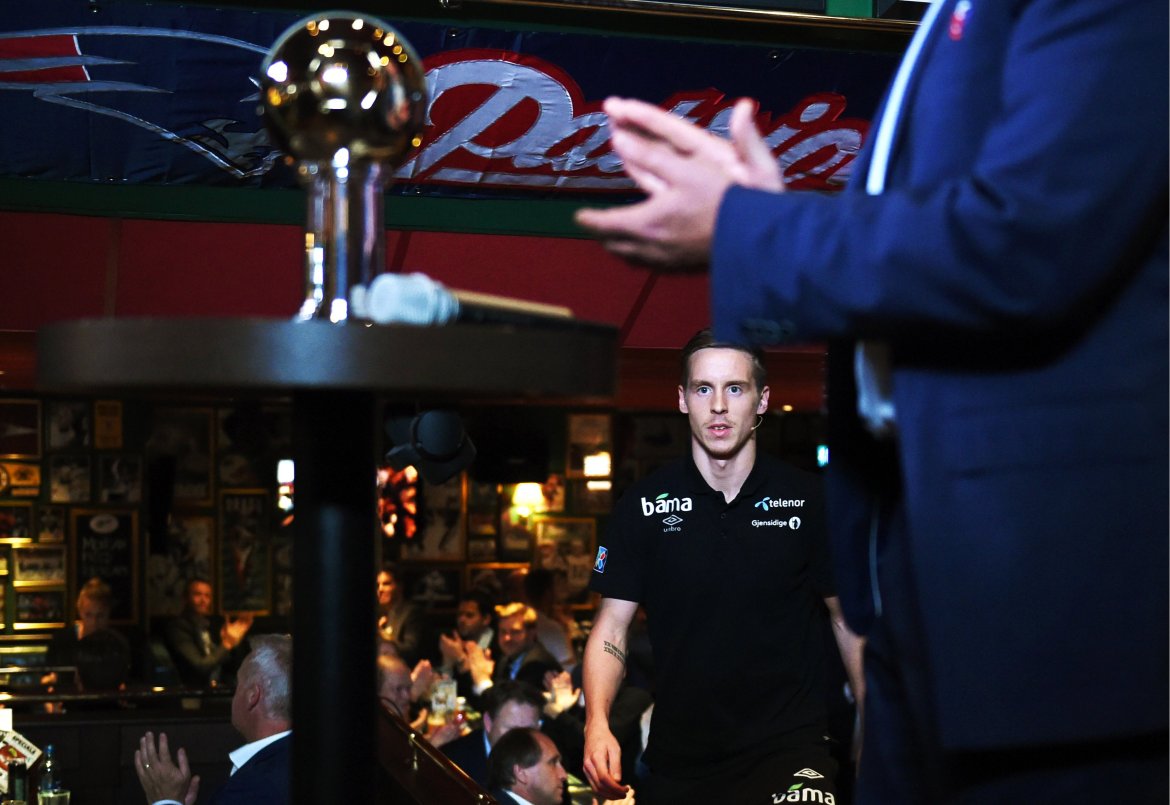 Stefan Johansen - vinneren av Gullballen 2014. Foto: Digitalsport