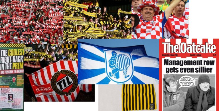 Mønstre, farger, flagg og fotballmagasiner har dannet bakteppet for designet