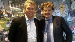 Jo Bergsvand (NTF) og Pieter Nieuwenhuis (Hypercube)