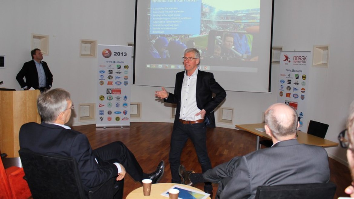 Pressekonferanse trådløs stadion
