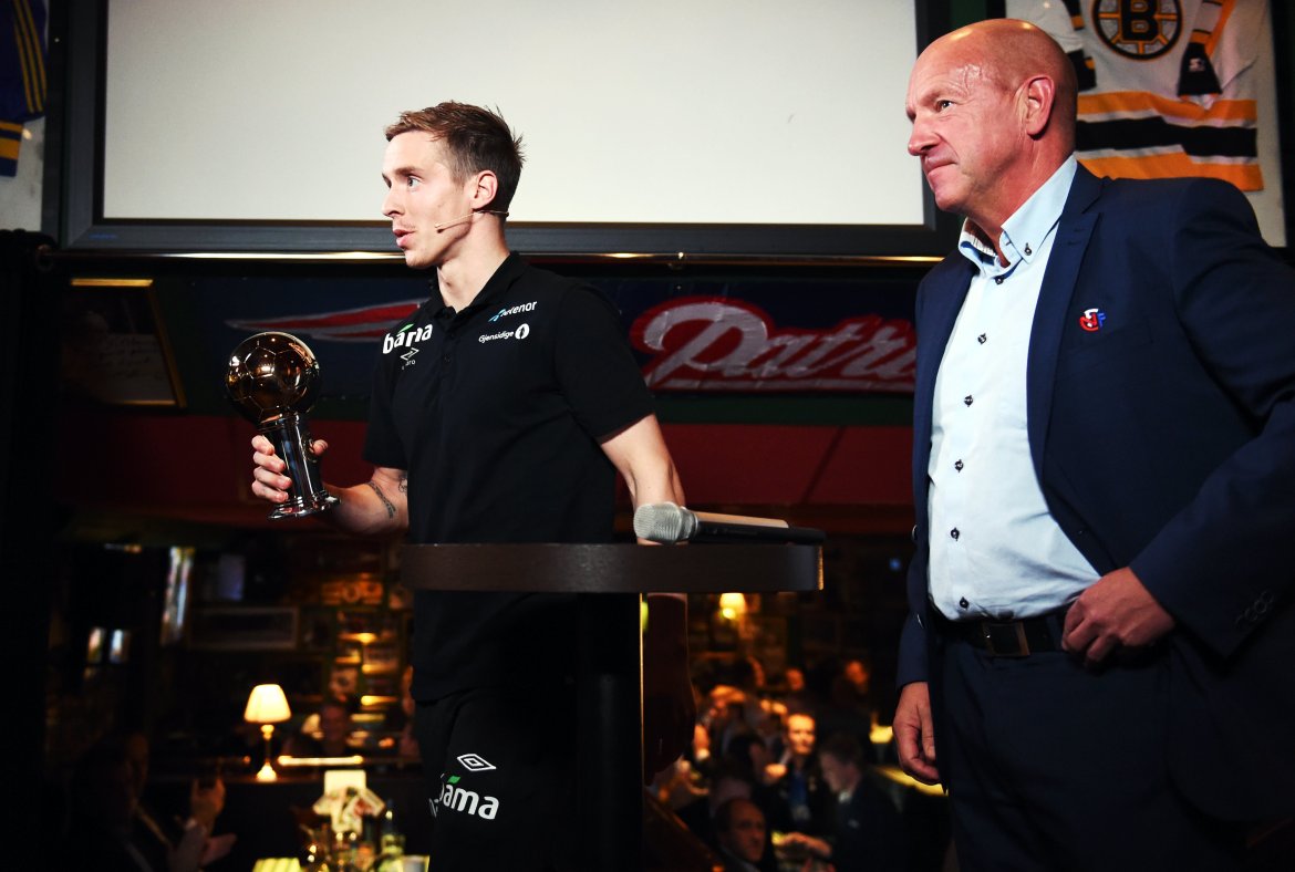 Stefan Johansen - vinneren av Gullballen 2014. Foto: Digitalsport